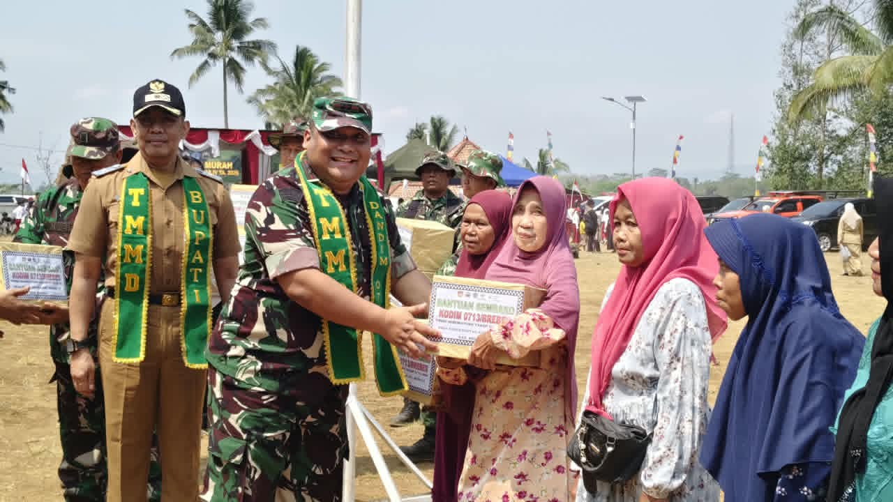 TMMD Sengkuyung Tahap IV Resmi Dibuka di Bumiayu, Brebes Fokus Bangun Infrastruktur Desa