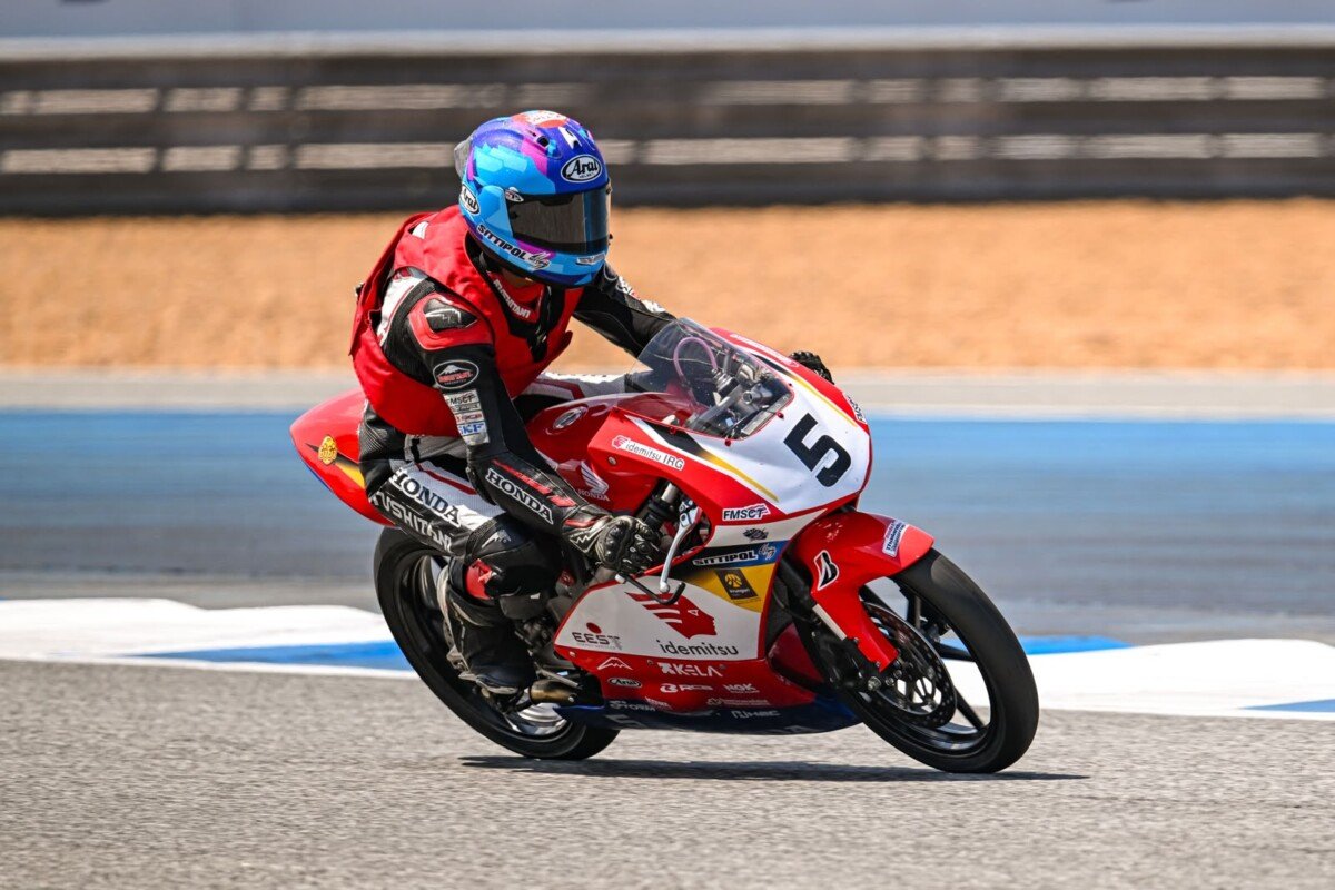 Resky Yusuf Hermawan Juara Race Pertama Thailand Talent Cup 2026 di Buriram