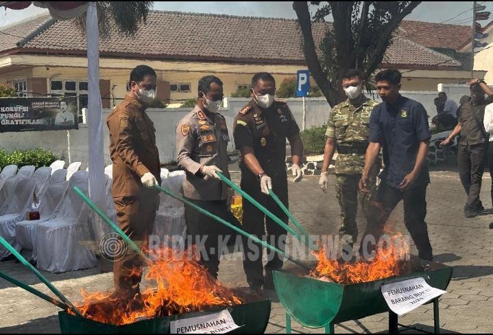 Perkara Narkotika Jepara Naik Dua Kali Lipat, Kejari Musnahkan 1,2 Kg Sabu dari 27 Kasus