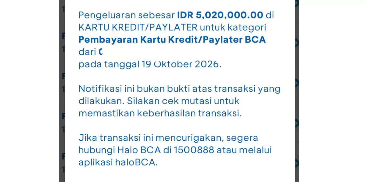 Tagihan Kartu Kredit BCA Rp5 Juta Muncul Tanpa Transaksi, DANA QR Kembali Dikeluhkan Nasabah