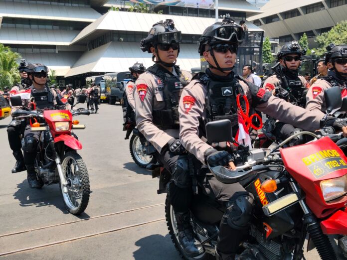2.866 Personel Gabungan Amankan Demo Mahasiswa di Semarang