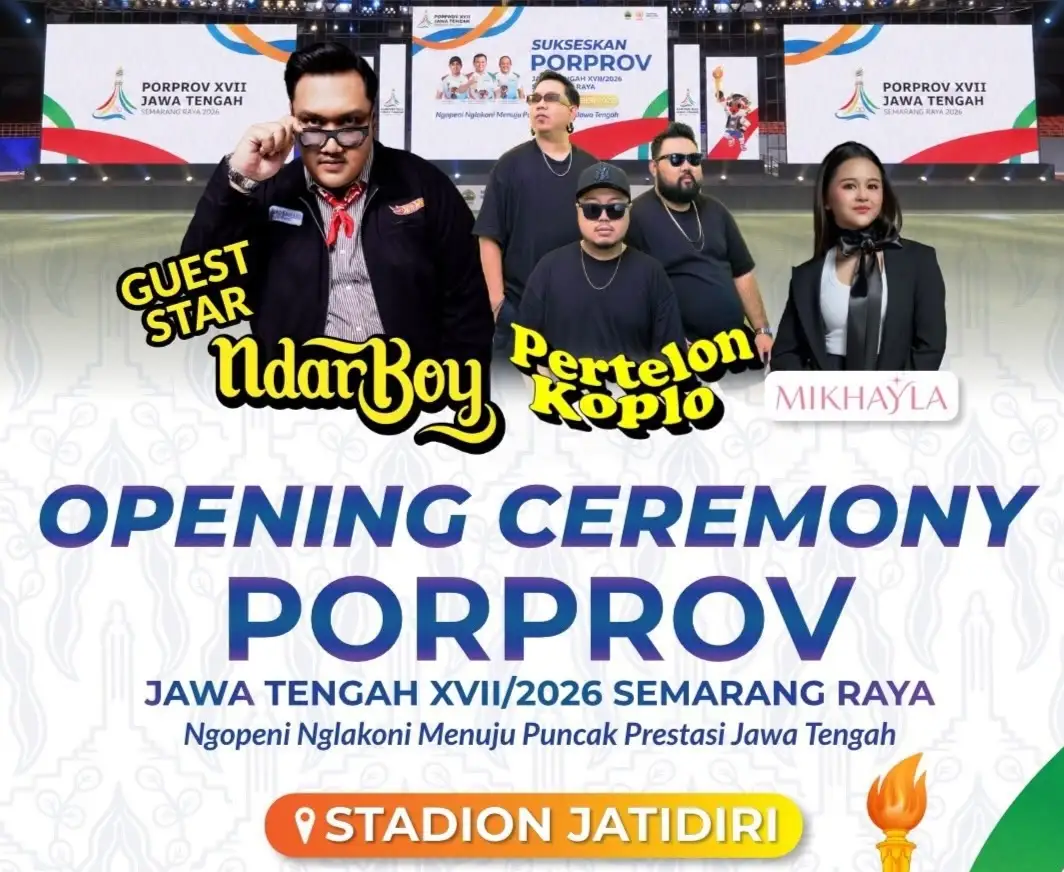 Porprov Jateng XVII 2026 Dibuka Meriah di Stadion Jatidiri