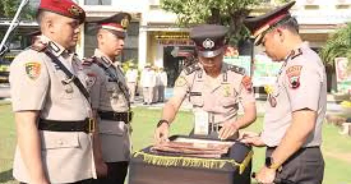 Kapolres Brebes Pimpin Sertijab PJU dan Kapolsek, Pejabat Baru Diminta Cepat Beradaptasi
