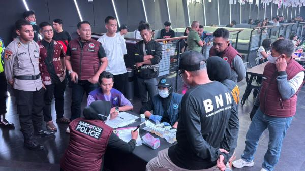31 Pengunjung Helen's Night Mart Kota Tegal Jalani Tes Urine, Hasilnya Negatif