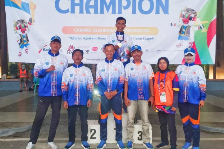 Zainal Arifin Raih Emas Aeromodelling untuk Kota Tegal di Porprov XVII Jateng 2026