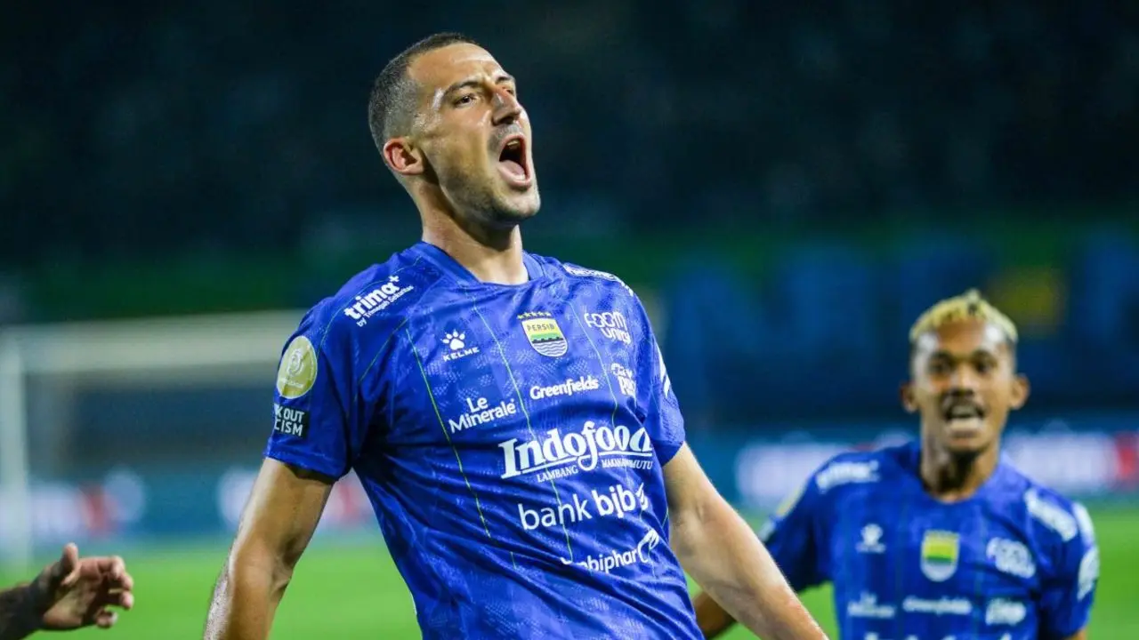 Brace Balsa Sekulic Bawa Persib Tekuk Melbourne Victory 2-0, Kokoh di Puncak Grup E ACL Two