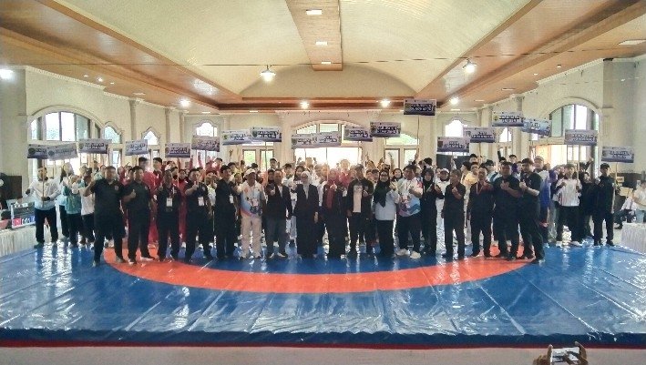 147 Pegulat Berebut 18 Emas Gulat Porprov Jateng XVII di Demak