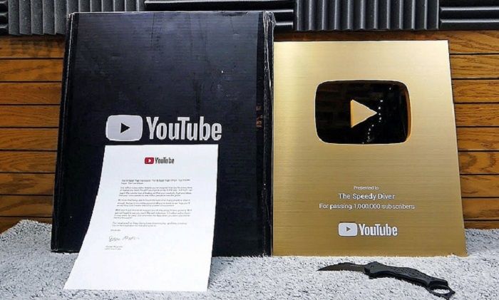 Gold Play Button