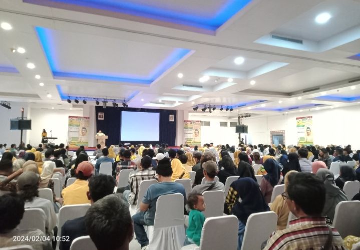 Ratusan saksi bagi pemenangan Indra Romansyah mengikuti pemantapan