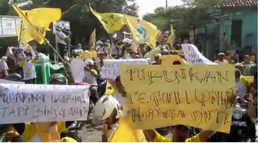 Teguh Wahid Turmudi Didemo Kader Partai Golkar 18 Juli 2022