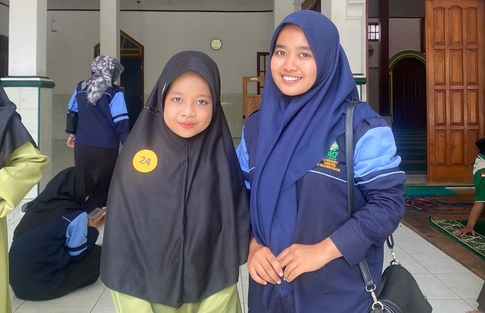 Rika Nur Laela bersama Abida