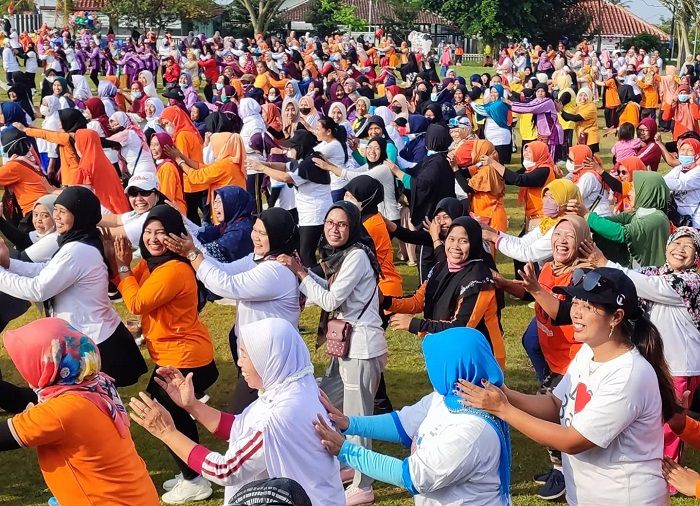 Senam masal DPC PKS Cangkringan