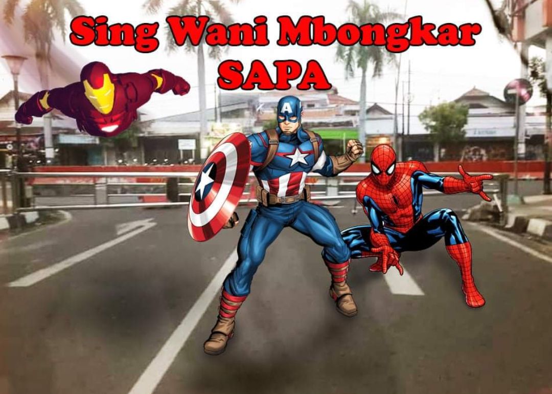 Kini mereka menjaga portal. Ha ha ha