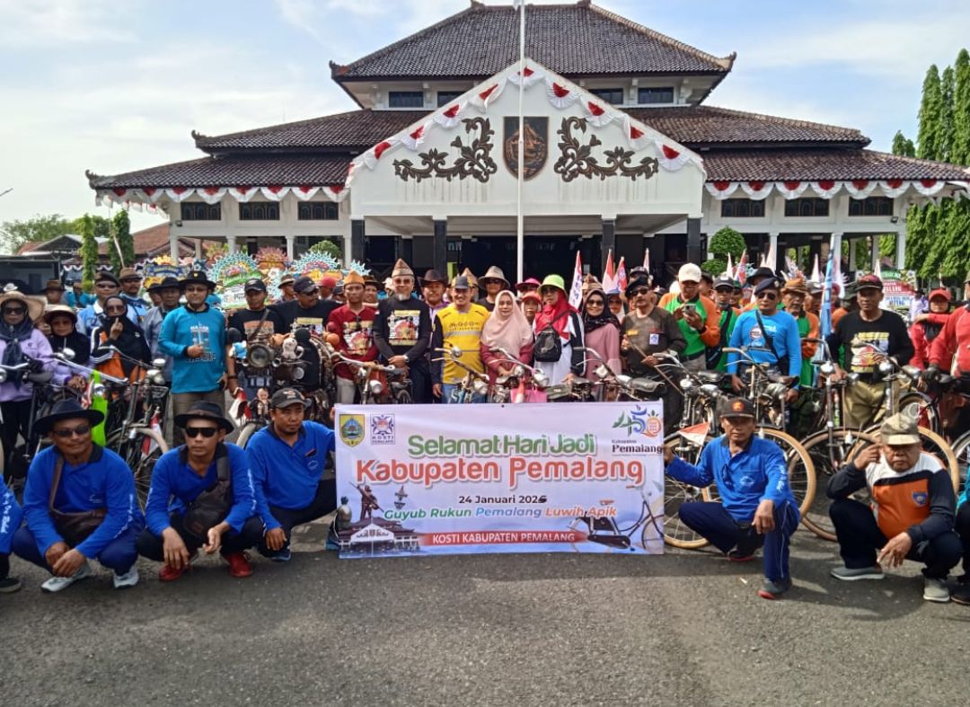 KOSTI Dan B2W Pemalang Adakan Gowes Bareng Dalam Rangka HUT Kabupaten Pemalang Ke 450
