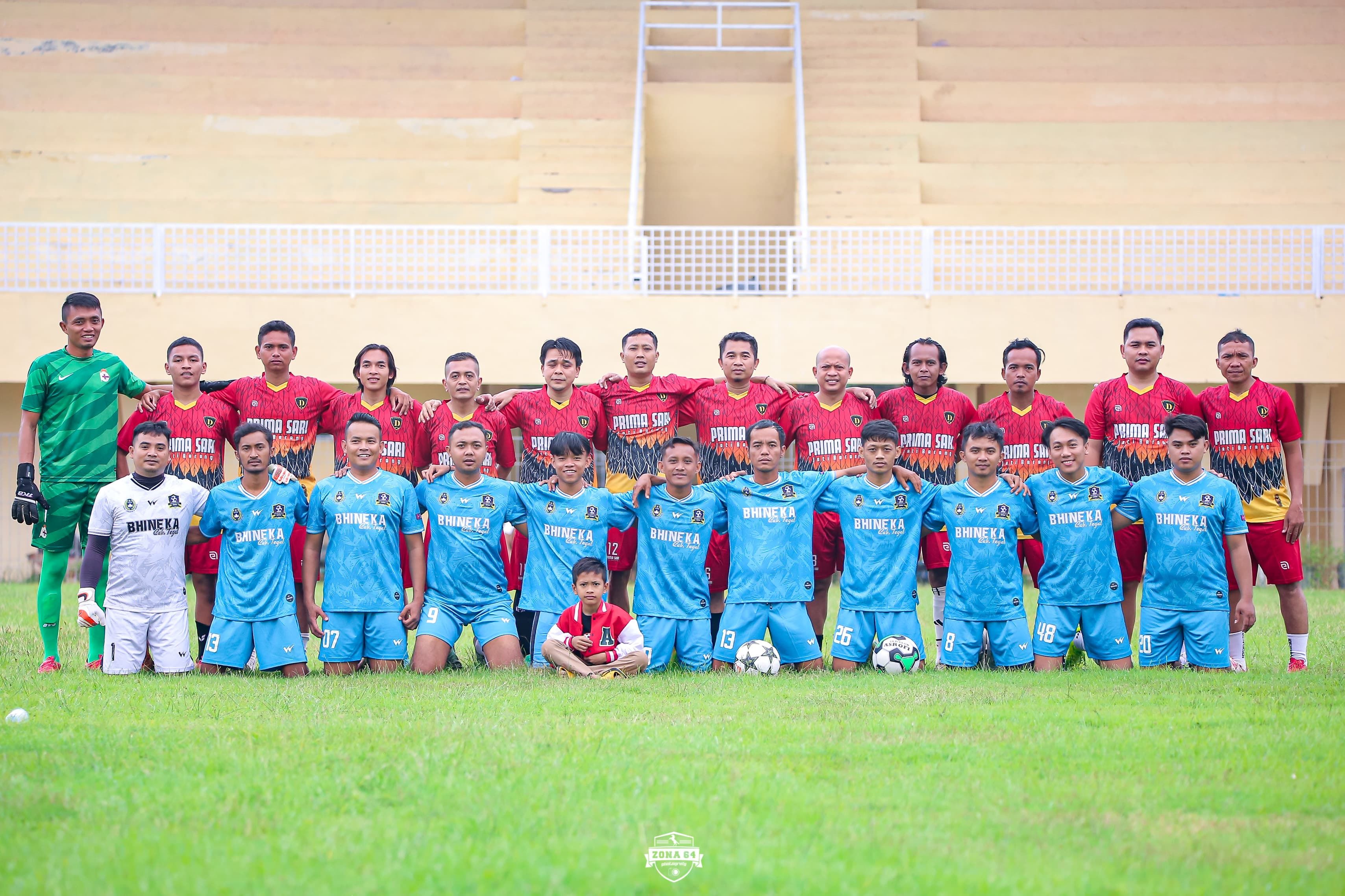 Pertandingan Persahabatan di Stadion Karangbirahi Brebes