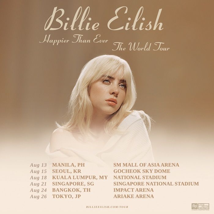 Poster konser Billie Eilish