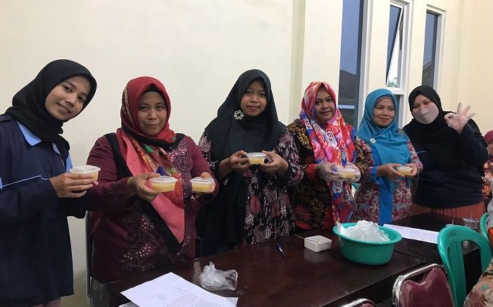Hasil pelatihan ibu PKK dan tim KKN Reguler 79 Posko 50 UIN Walisongo Semarang