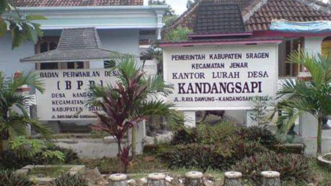 Potret Kantor Lurah Desa Kandang Sapi