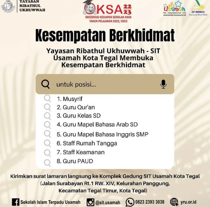 Yayasan Ribhatul Ukhuwah Kota Tegal