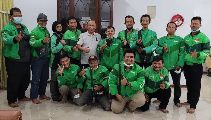 Komunitas Ojol Grab 'Macan Loreng'