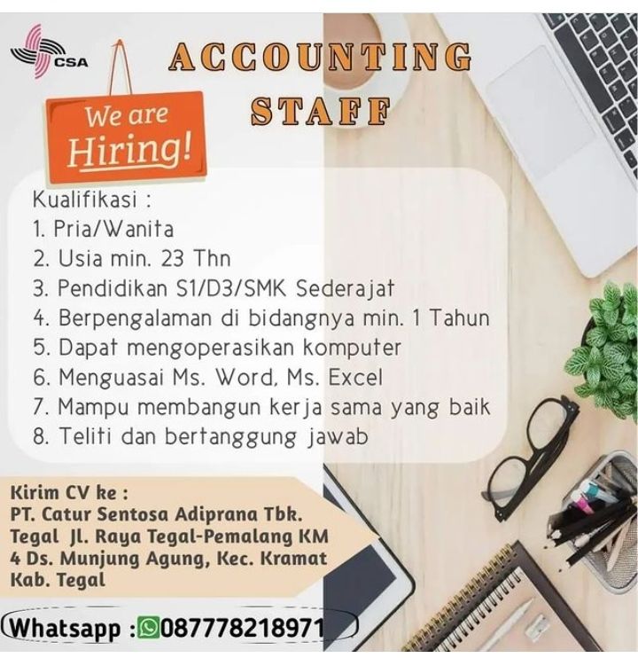 Info Loker Tegal