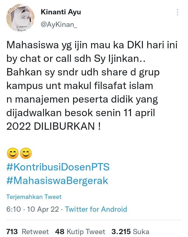 Cuitan sang dosen