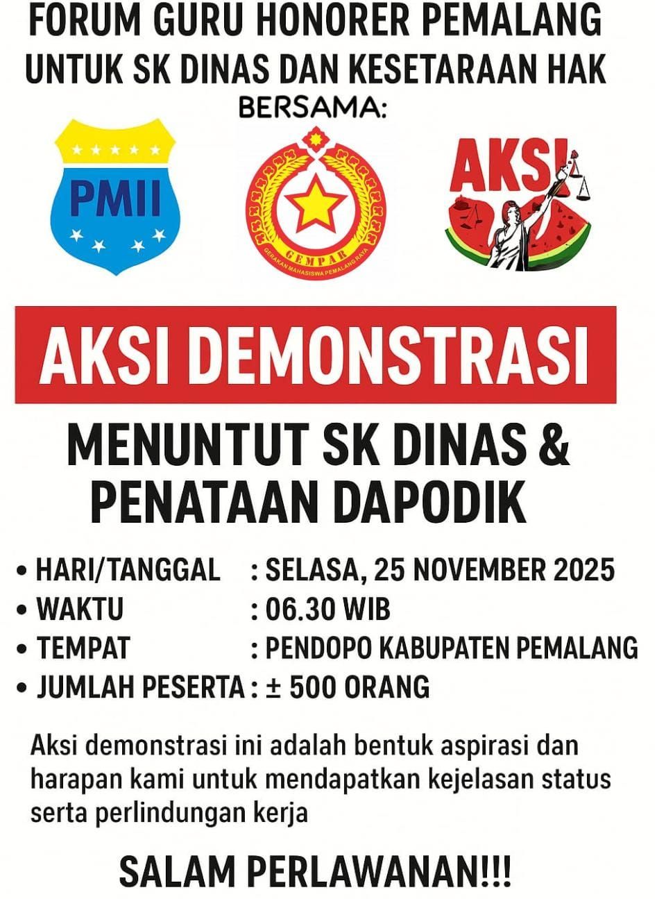 Pamflet Forum Guru Honorer Pemalang