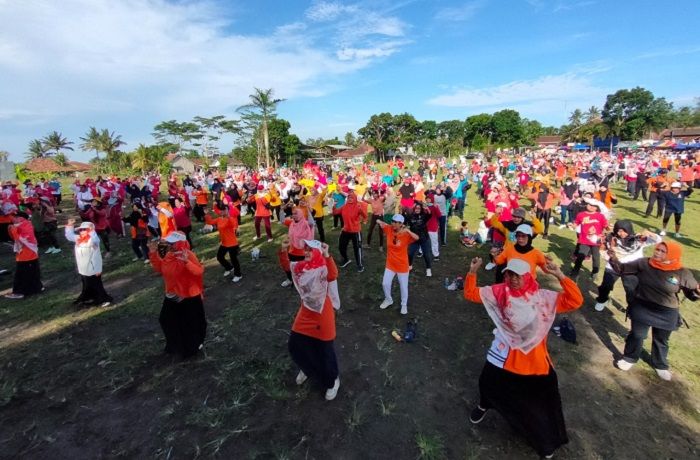 Senam Go PKS Go di penutupan Pasar Kita Semua