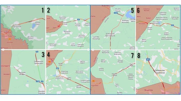 Pos perbatasan yang diamati Indo Maps pada perang Rusia-Ukraina